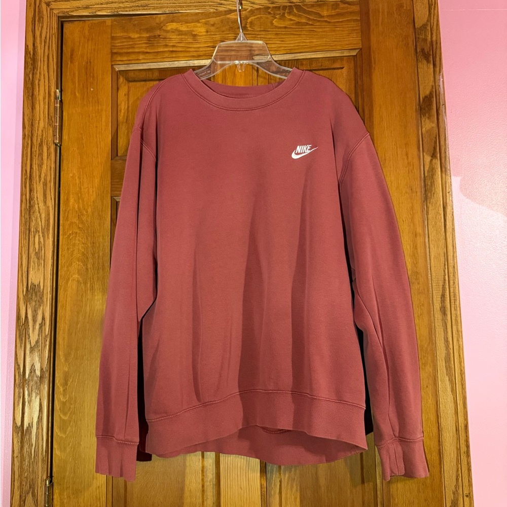 Mauve Colored Nike Crewneck Sweatshirt